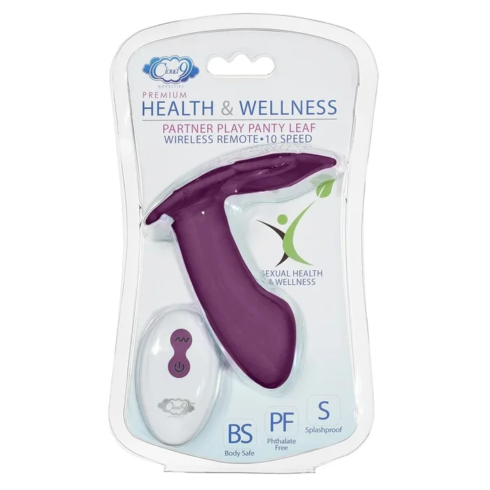 Partner Panty Leaf Vibrator With Remote Control – Plum