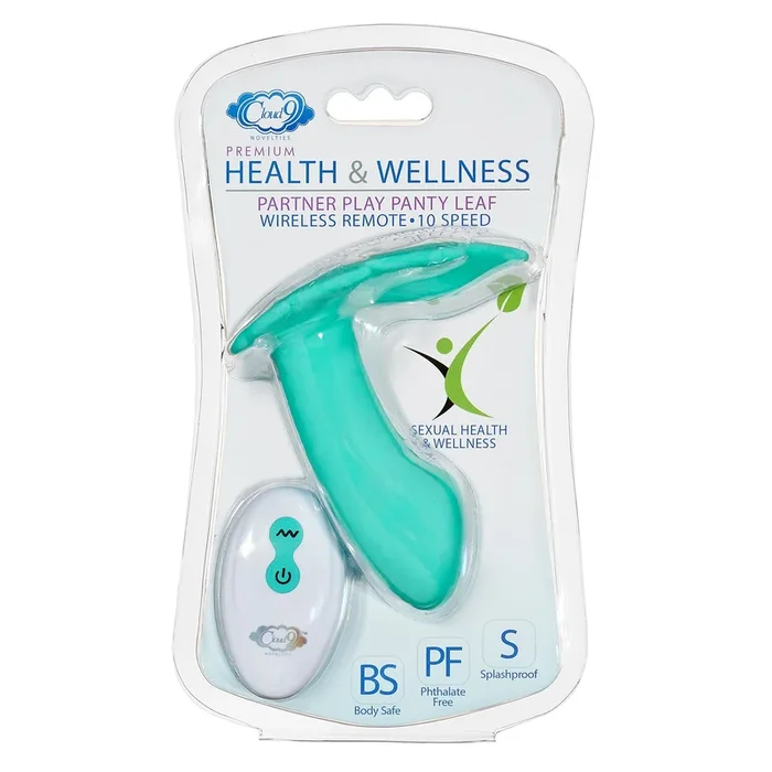 Partner Panty Leaf Vibrator With Remote Control – Teal