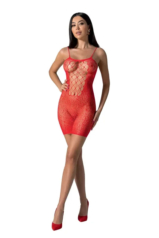 Passion – BS096 Netzkleid – Rot