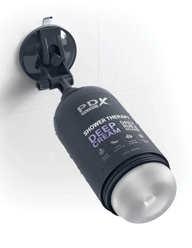 PDX Plus Shower Therapy Masturbator – Deep Cream