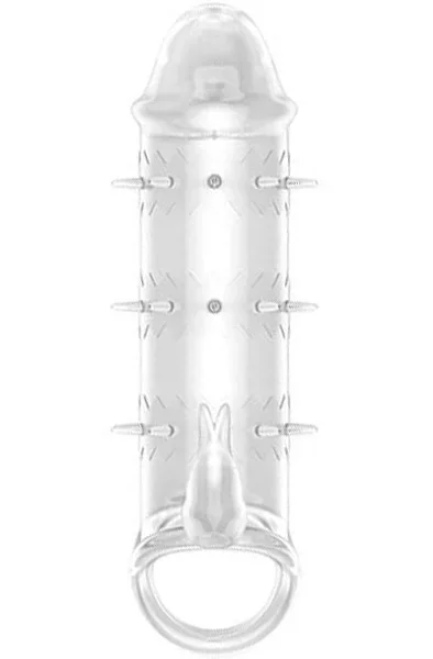 Penis Sleeve mit Hase und Spitzen transparent