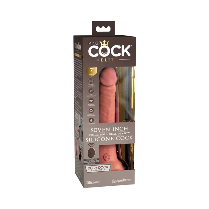 Penis-Vibrator mit Fernbedienung – 21 cm – Haut hell