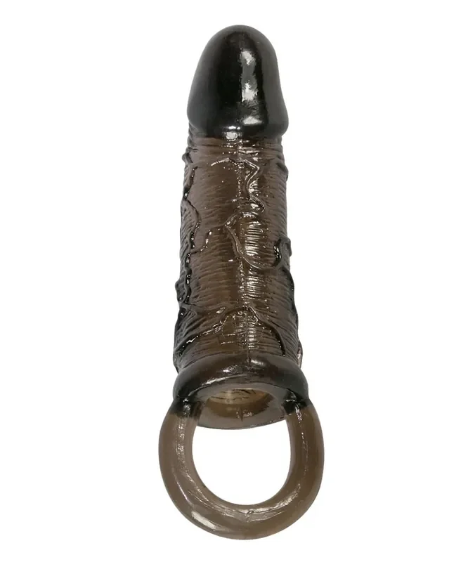 Penishülle mit flexiblem Hodenring