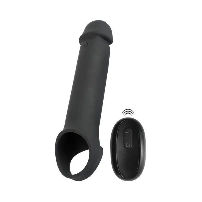 Penishülle mit Hodenring & Vibration + Fernbedienung