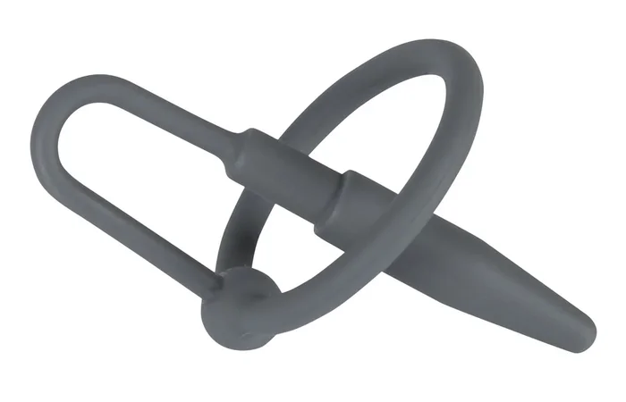 „Penisplug With Glans Ring“ mit Eichelring, komplett aus Silikon Penisplug