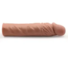 Penissleeve hautfarben braun 18,8cm