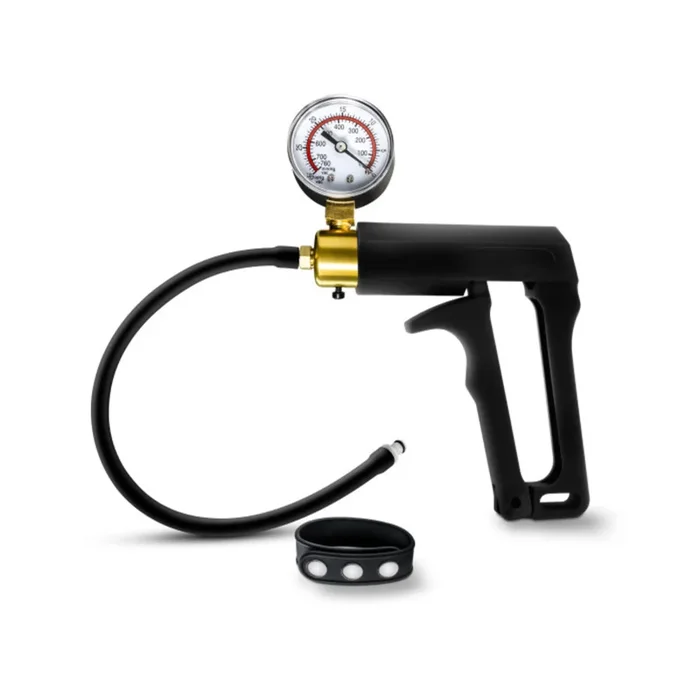 Performance – Gauge Pump Trigger With Silicone Tubing And Silicone Cock Strap – Black
