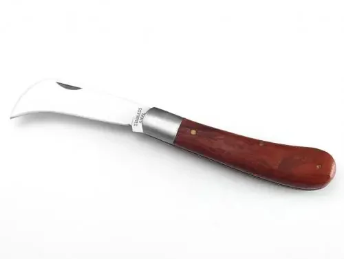 Pilzmesser mit Holzgriff
