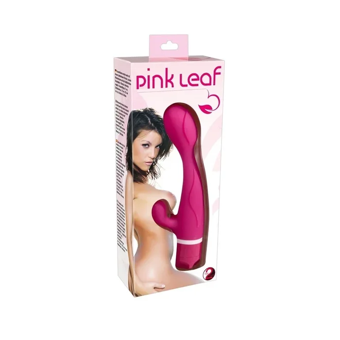 Pink Leaf – Vibrator mit Reizstruktur und Klitorisreizarm Pink