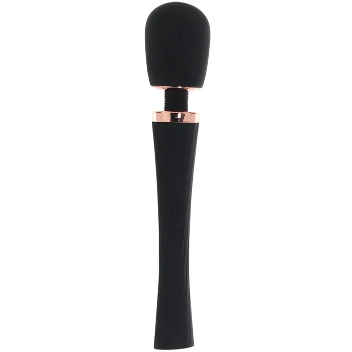 PinkCherry Luxury Slim Rechargeable Wand in Black
