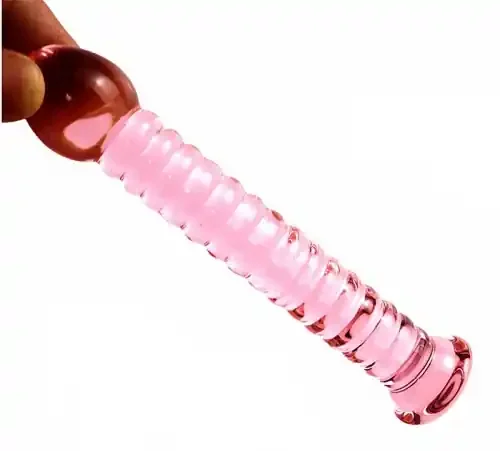 Pinker Glasdildo