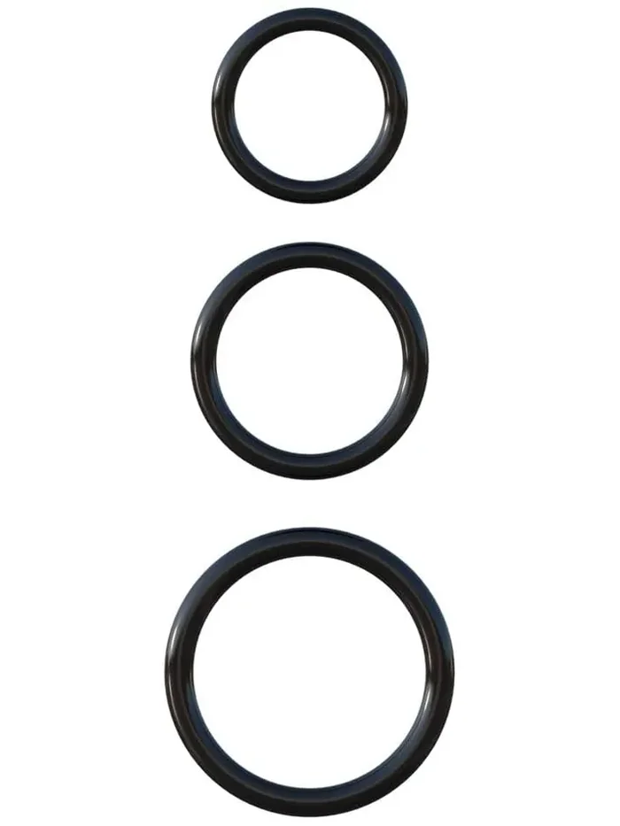 Pipedream Silikon 3-Ring Ausdauer-Set