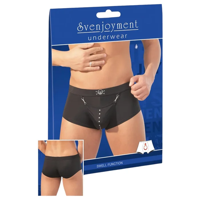 Piraten-Boxershorts (schwarz) – L