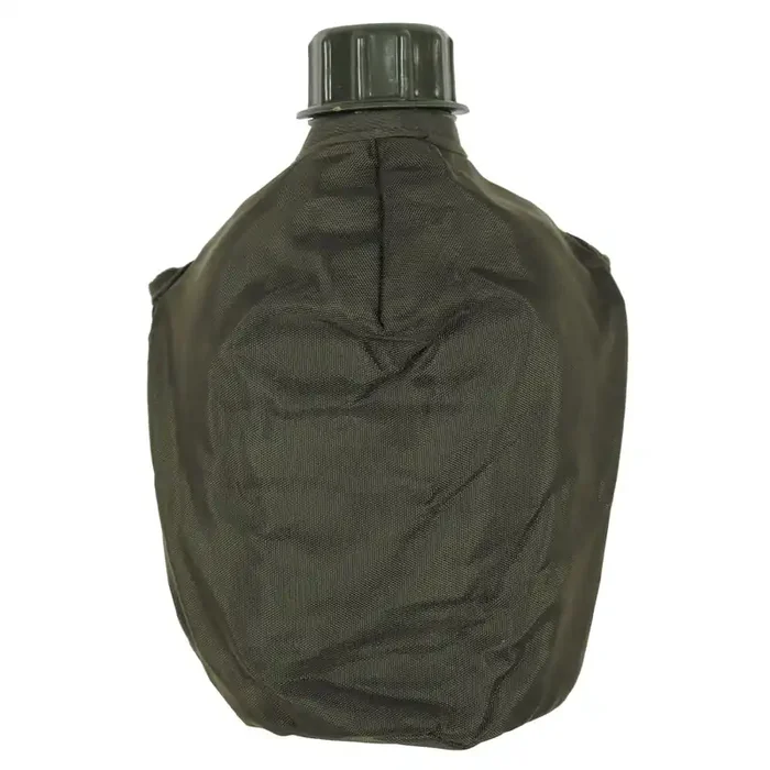 Plastikfeldflasche oliv