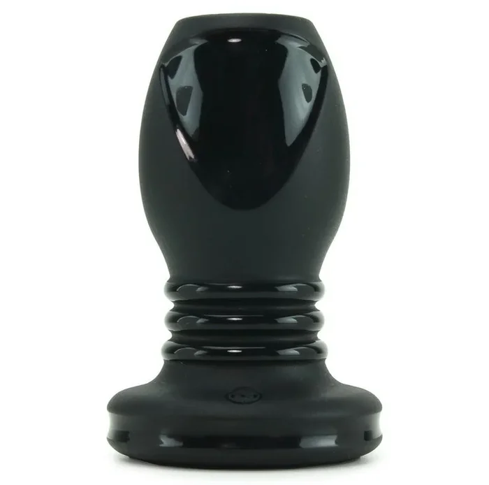 Platinum Silicone The Stretch Medium Tunnel Plug in Black