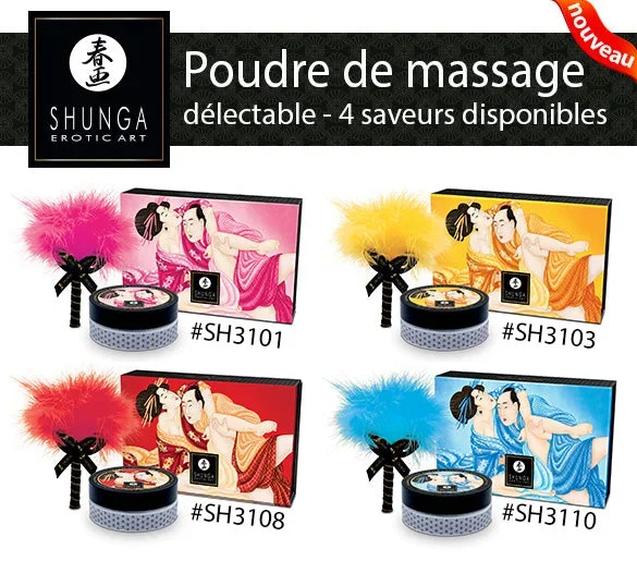 Poudre de Corps SHUNGA – Poudre de massage