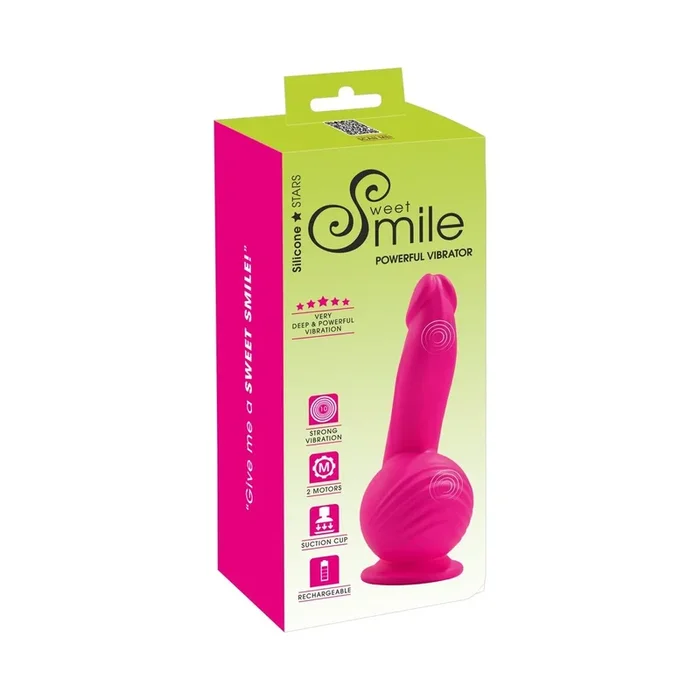 Power-Vibrator im prallen Penislook->Mit Saugfuß für freihändiges Vergnügen