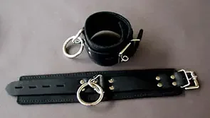 Premium Leder Fesseln abschließbar
