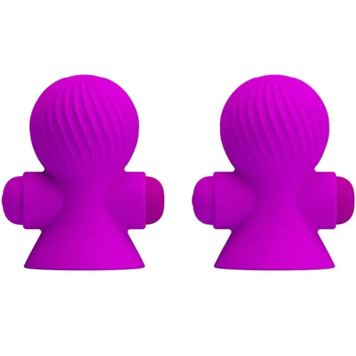 Pretty Love – Nippelstimulatoren 12M Lila Vibration