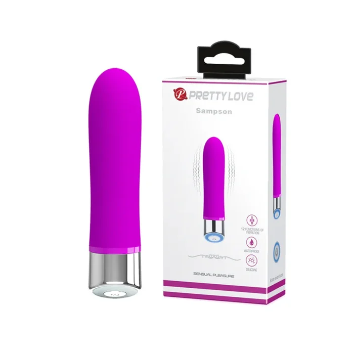 Pretty Love Silicone Vibrator Sampson – Violet