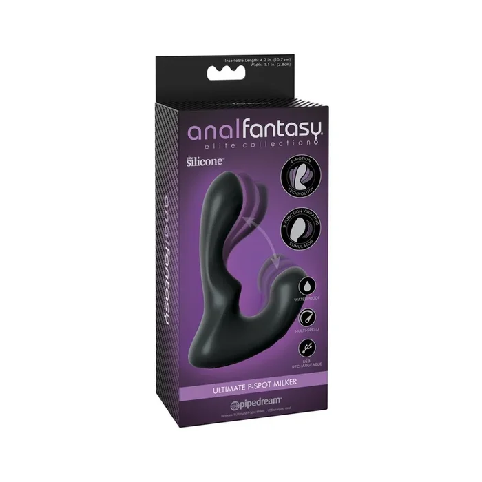 Prostatavibrator mit 9 Vibrationsmodi – Ergonomisch – Schwarz