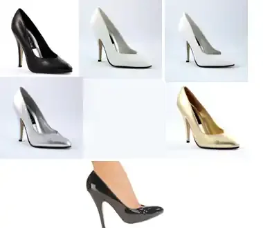 Pump-8220 (High Heel Größe 6 – Gr. 36, High Heel Farbe Schwarz)