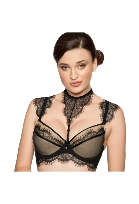 Push-Up BH mit Spitze und Riemendetail