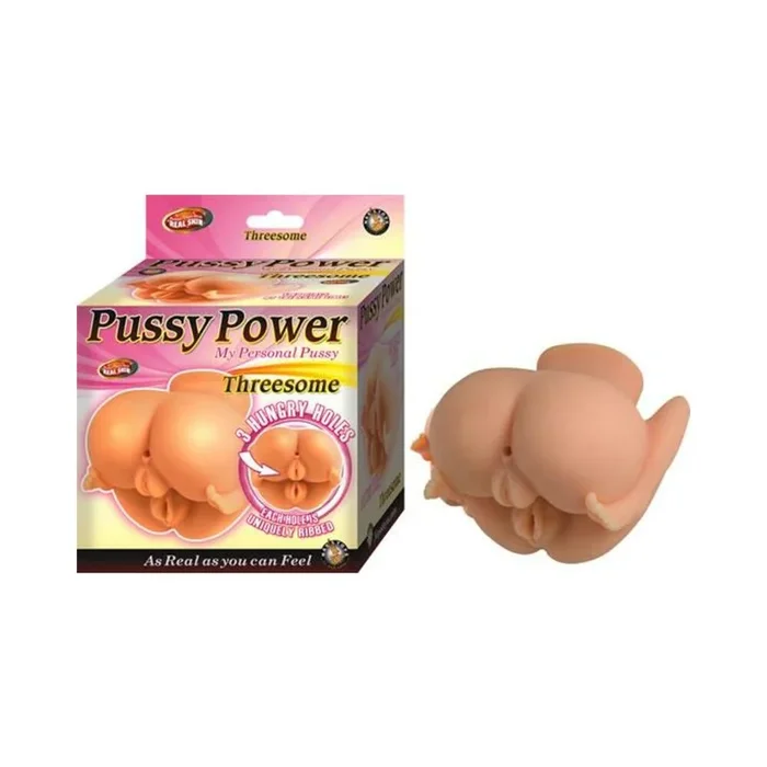 Pussy Power Threesome Beige