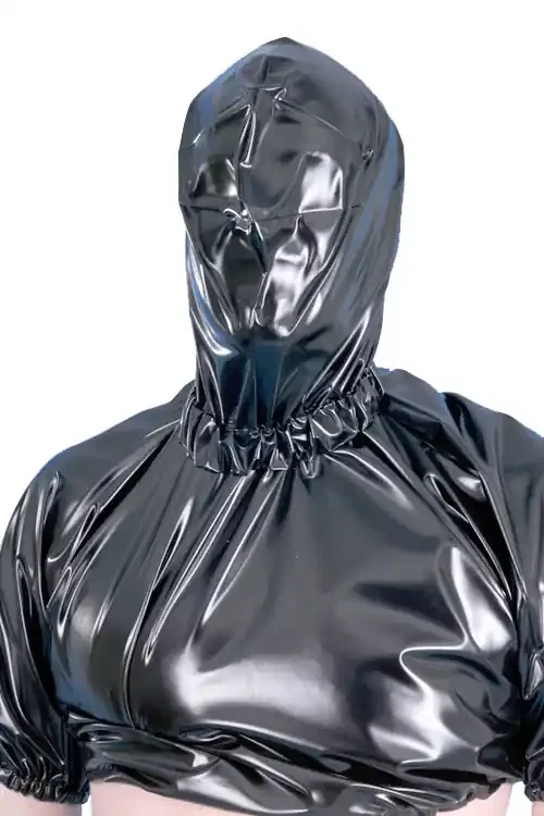 PVC Bondage Kapuze