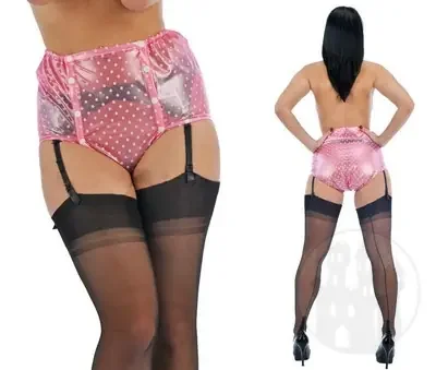 PVC Panty mit Druckknöpfen