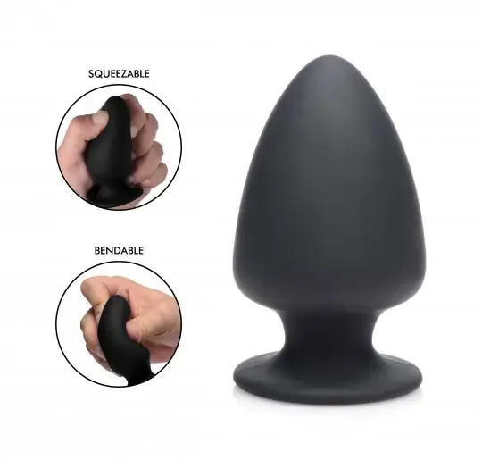 Quetschbarer Analplug
