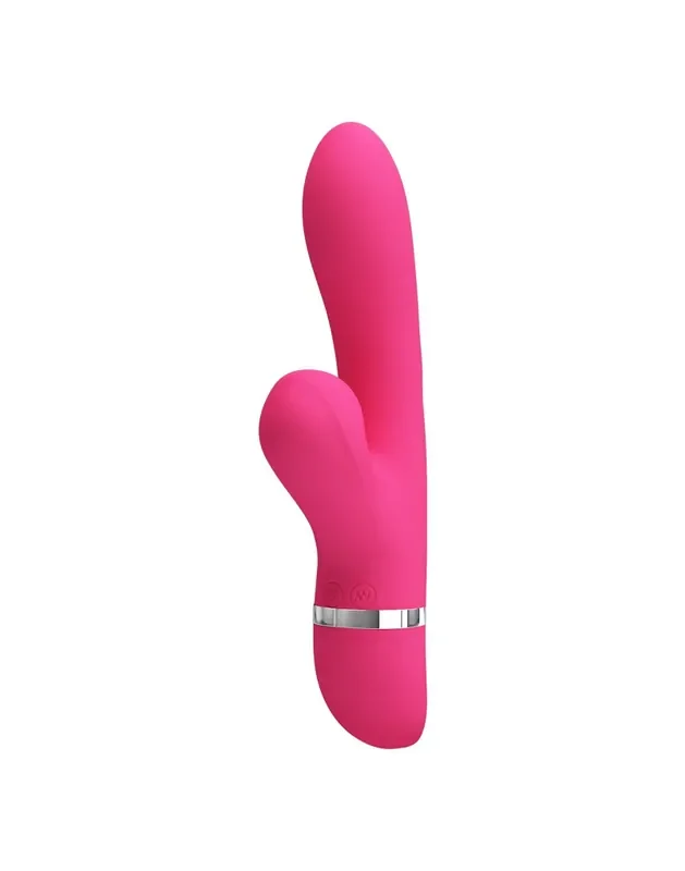 Rabbitvibrator mit Saugfunktion pink