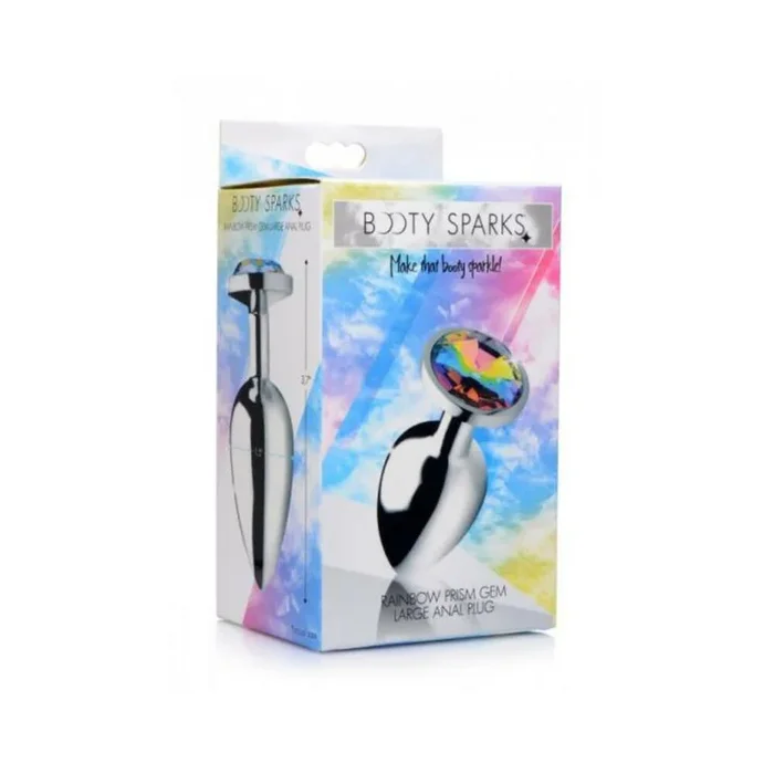 Rainbow Prism Gem Anal Plug – Large