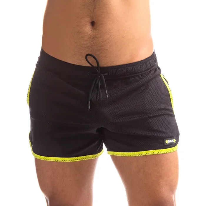 Rally Short Schwarz/Gelb