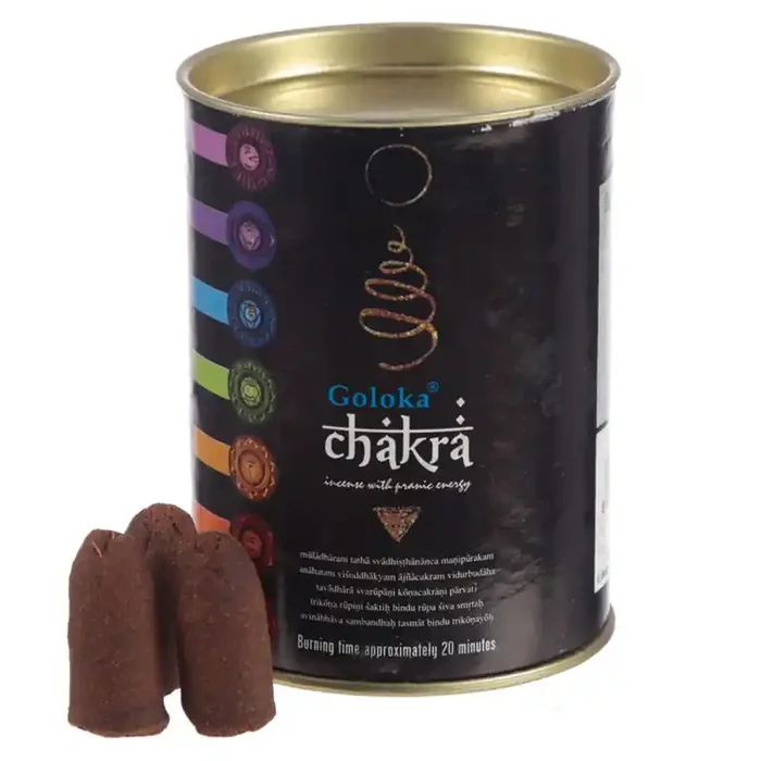 Räucherkegel Backflow Chakra