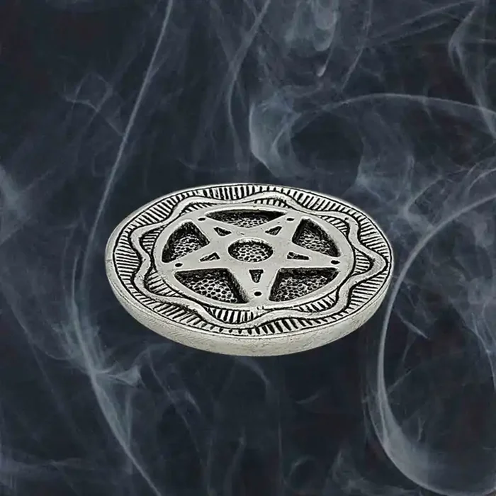 Räucherstäbchenhalter mit Pentagramm