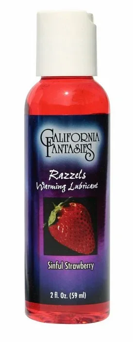 Razzels Warming Lubricant – 2 oz Sinful Strawberry