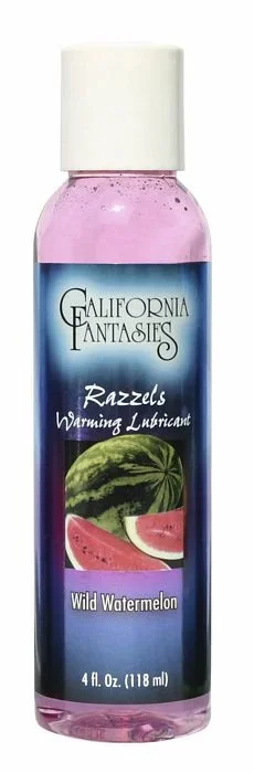 Razzels Warming Lubricant – Wild Watermelon – 4 Oz. Bottle
