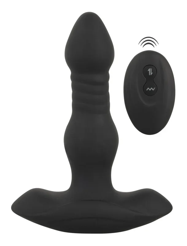 „RC Analplug mit Stoßfunktion“ mit 10 Vibrationsmodi und 3 Stoßgeschwindigkeiten PRO ANAL