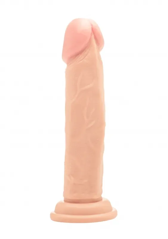 Realistischer Dildo mit Venen hautfarben hell 8 Inch