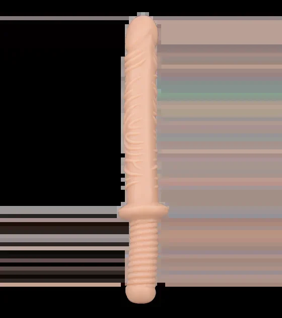 Realistischer gerillter Doppeldildo Damocles
