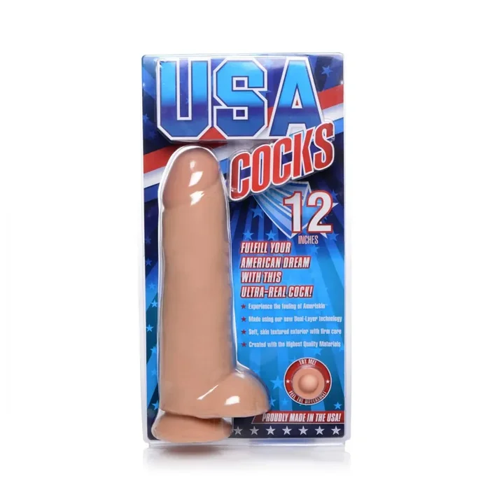 Realistischer Saugnapf Dildo – 12 Inch (ca.32 cm)