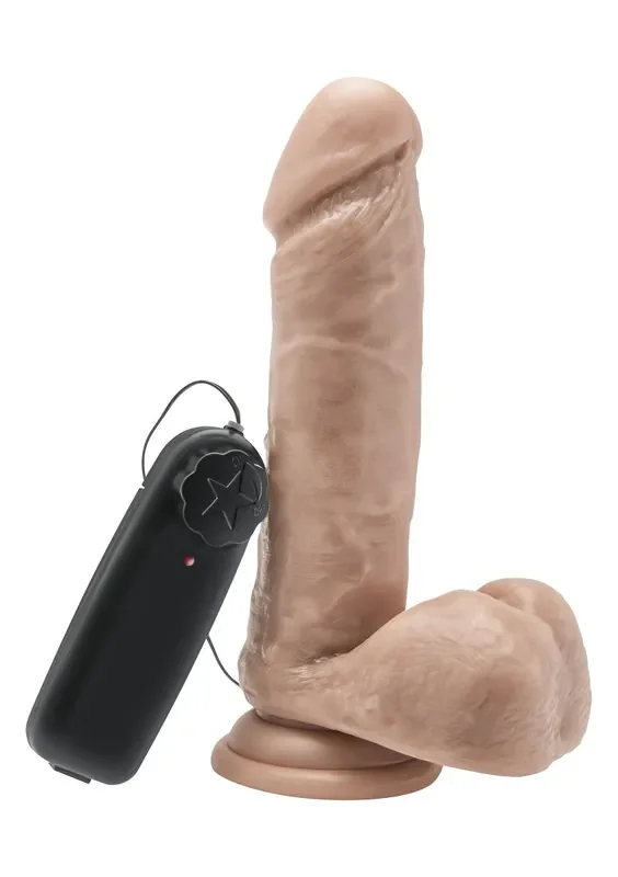 Realistischer Vibrationsdildo mit Balls – 7