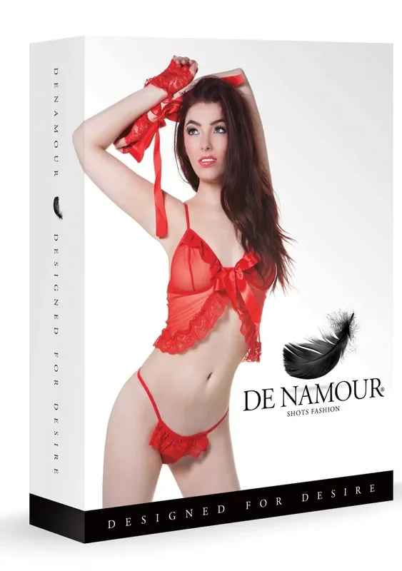 Red Set with String & Wrist Cuffs