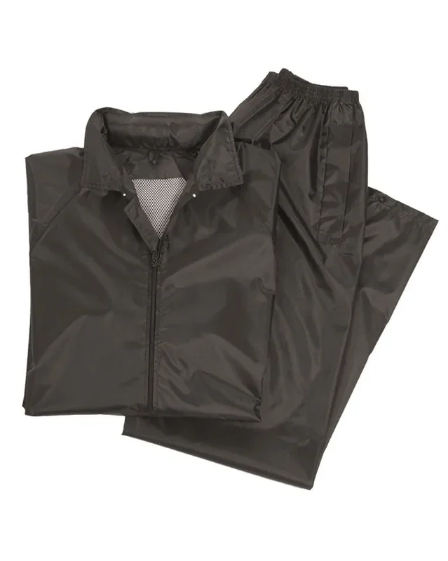 Regenanzug aus Jacke und Hose 2er-Pack