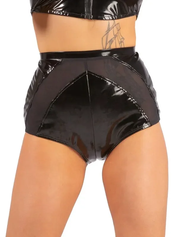 Reizende Lack Shorts
