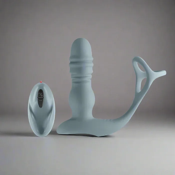 Renegade The Handyman C-Ring & Prostate Massager w/Remote – Gray