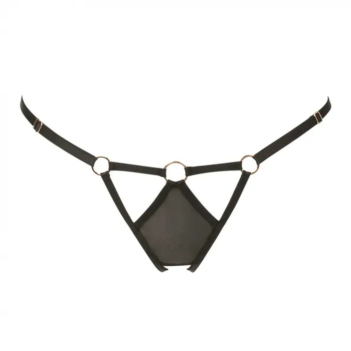 Riemen-Panty mit goldenen Details