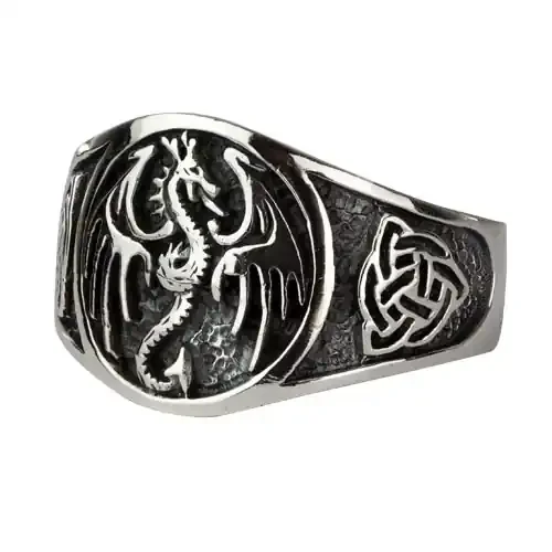 Ring Dragon – Edelstahl