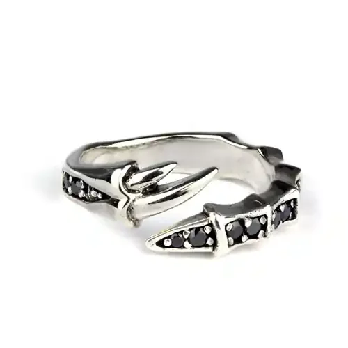 Ring ‘Fine Claw‘ Edelstahl